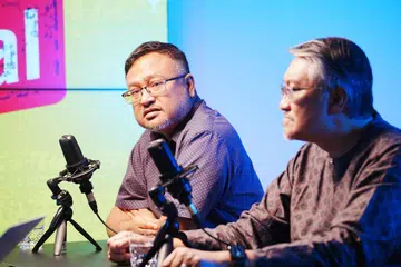 Encik Mohamed Imran Mohamed Taib (kiri) dan Encik Fazlur Rahman Kamsani.