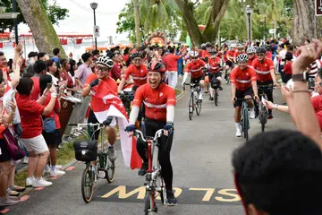 Dr Maliki turut serta dalam acara sambutan ulang tahun negara yang ke-59 tahun dengan berbasikal sejauh 59 kilometer.