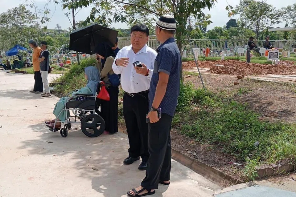 SDA,  Desmond Lim, pusara