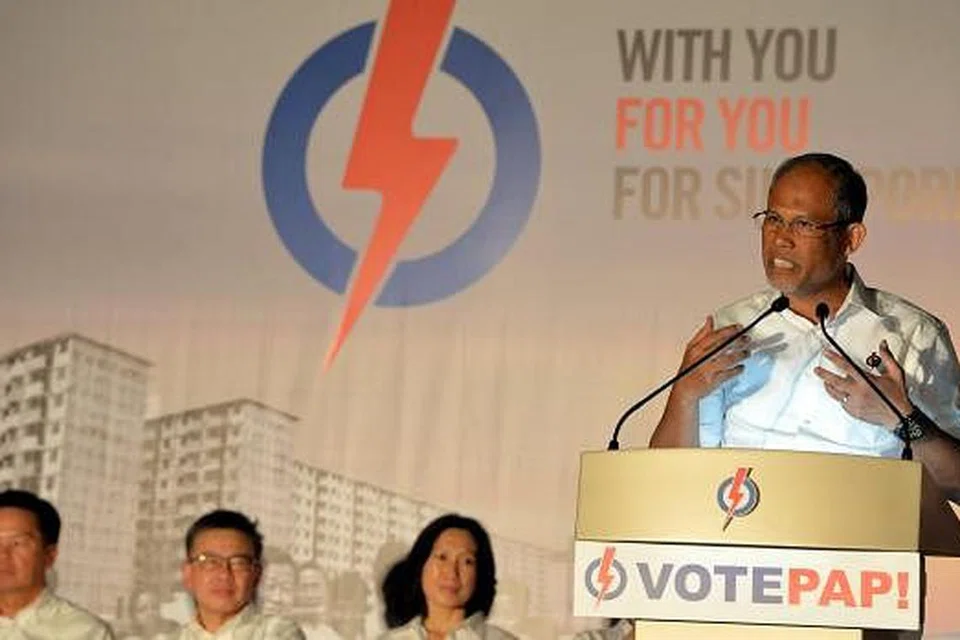 Encik Masagos berkata pemerintah PAP bersedia mendengar suara rakyat muda Singapura. Gambar M.O.SALLEH