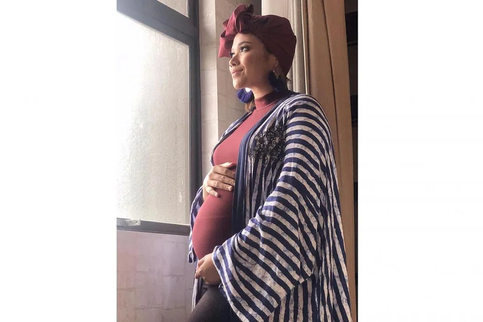 SERI ANAK KEDUA: Pelakon Nadiah M. Din kelihatan berseri dengan imej baru ketika mengandung anak kedua. Beliau dijangka bersalin sekitar Mei ini. - Foto INSTAGRAM NADIAH M. DIN