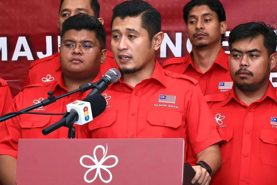 Ketua Armada (Pemuda) Parti Pribumi Bersatu Malaysia (Bersatu), Encik Muhammad Hilman Idham. 