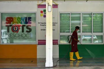 18 kes yang disahkan mempunyai hubungan dengan kelompok baru di pra sekolah PCF Sparkletots di Blok 126 Fengshan. 