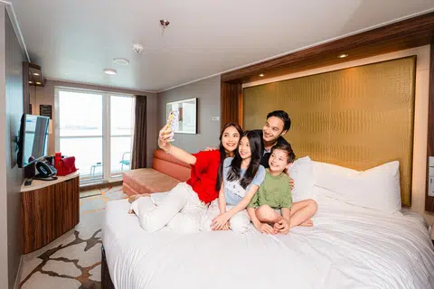 Bilik ‘Balcony Deluxe’ dalam Genting Dream.