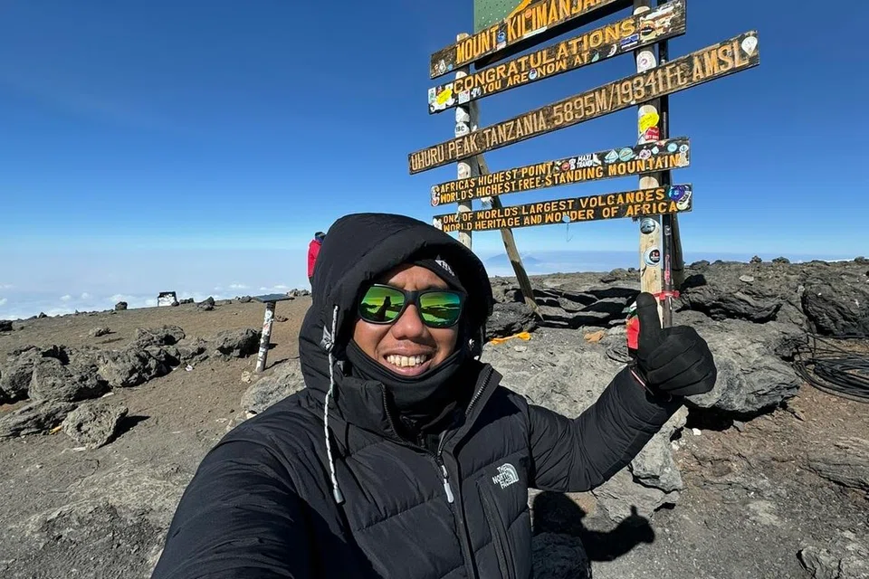 Ekspedisi kedua Adib Azman membawanya ke puncak Gunung Kilimanjaro, di Tanzania pada September 2024.