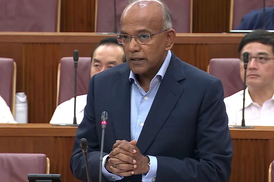 Menteri Ehwal Dalam Negeri merangkap Undang-Undang, Encik K Shanmugam.