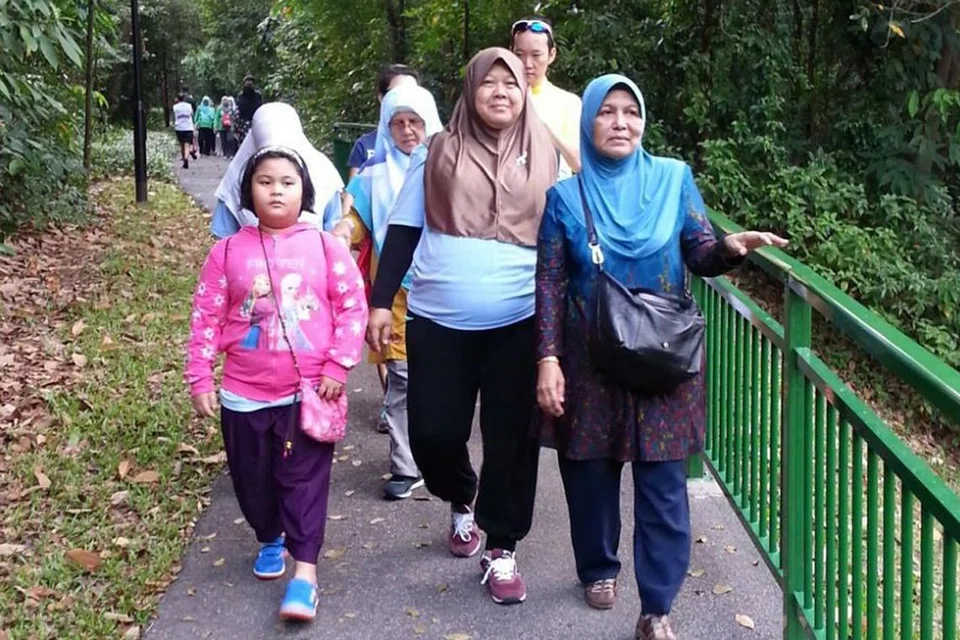 JALAN PANTAS: Antara kegiatan kesihatan yang dianjurkan. - Foto KELAB MASYARAKAT SIGLAP