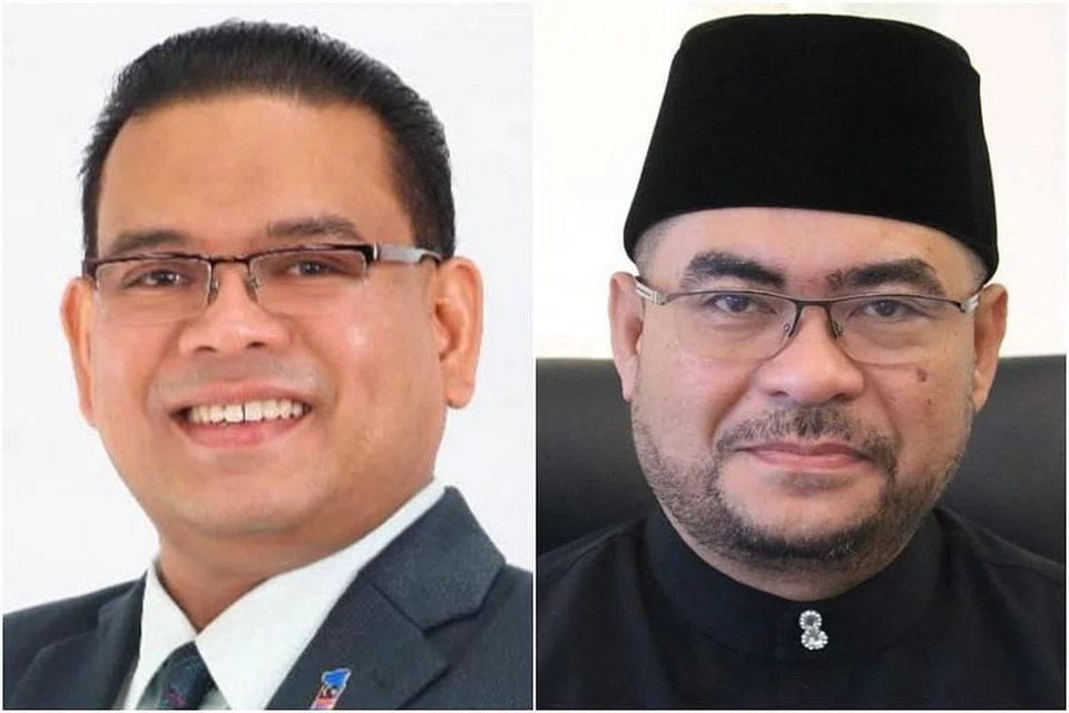 Datuk Lokman (kiri) dan menteri Kabinet, Datuk Seri Dr Mujahid Yusof Rawa, kini sedang disiasat polis secara berasingan kerana didakwa telah menghina Perdana Menteri, Tan Sri Muhyiddin Yassin dan Yang di-Pertuan Agong, Sultan Abdullah Ahmad Shah.- Foto-foto: LOKMAN NOOR ADAM/FACEBOOK, DR MUJAHID YUSOF RAWA/FACEBOOK