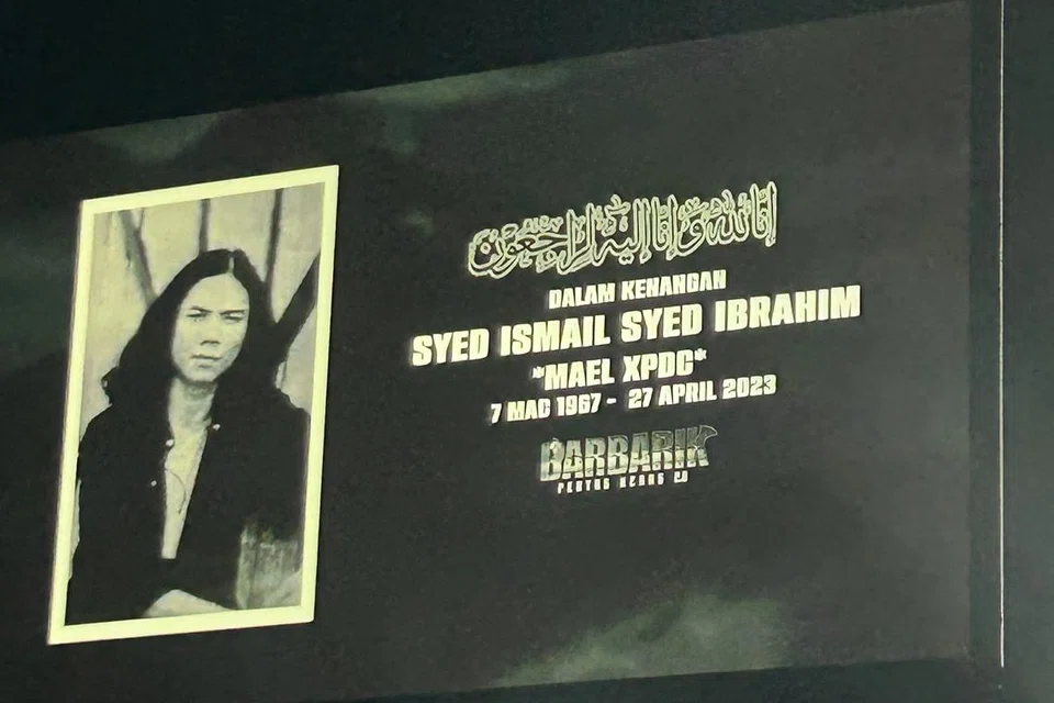PENGHORMATAN ALLAHYARHAM: Syed Ismail Syed Ibrahim atau dikenali sebagai Mael XPDC, telah menghembuskan nafas terakhir pada 27 April di Hospital Muar.