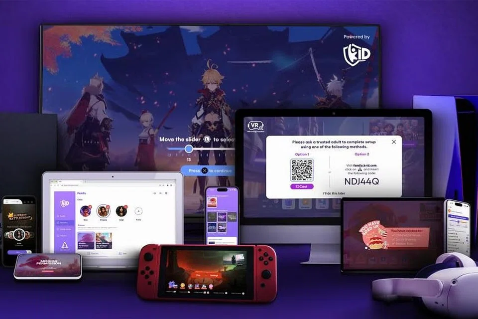 Syarikat k-ID telah membangun perisian yang membolehkan ibu bapa mengatur kawalan dan pengesahan yang mematuhi peraturan berlainan, tanpa mengira di mana pemain berada. 