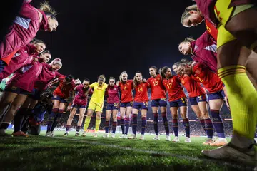 BERSATU HATI: Pemain pasukan bola sepak wanita Sepanyol berpegang pada keputusan mereka untuk memboikot pasukan kebangsaan walaupun dipanggil untuk menyertai skuad bagi perlawanan akan datang.