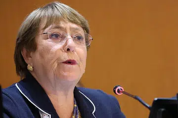 CIK MICHELLE BACHELET: Akan kunjungi Xinjiang di dalam lawatan pertama pemegang jawatan itu sejak 2005 ke China. - Foto REUTERS