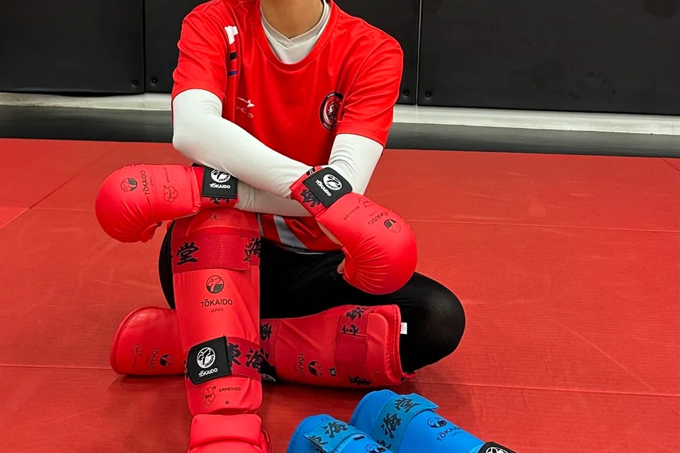 Atlet karate Singapura, Marissa Hafezan, sasar mendapatkan pingat emas di Sukan SEA di Thailand pada Disember 2025.