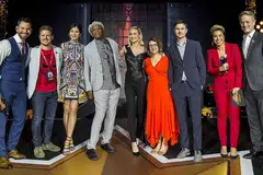RANGKA PUBLISITI: (Gambar atas) Barisan bintang filem fantasi dan cereka sains, Captain Marvel di Marina Bay Sands. - Foto MARINA BAY SANDS