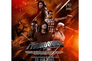AKSI BINTANG NUSANTARA: Filem yang mengambil masa lapan tahun untuk ditayangkan, 'TylcKooUnS', akhirnya disajikan dalam pawagam dalam talian baru, ewayang.com kerana penularan wabak Covid-19 yang menjejas bisnes pawagam fizikal. Ia diserikan dengan bintang Nusantara seperti Datuk Aaron Aziz, Remy Ishak, Bront Palarae dan Anggun. - Foto WORLDWIDE FAR EAST