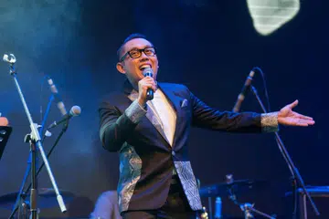 SUARA MERDU: Penyanyi Singapura, Rudy Djoe, bakal tampil dalam Bajafash bersama komposer Indonesia, Rio Moreno.