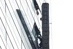 gondola, raffles city tower, scdf