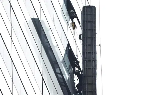 gondola, raffles city tower, scdf