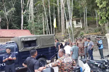 Lokasi kejadian kanak-kanak empat tahun maut dihempap pokok tumbang di pusat rekreasi di Batu Kikir, Jempol, Negeri Sembilan, pada 20 Februari. 