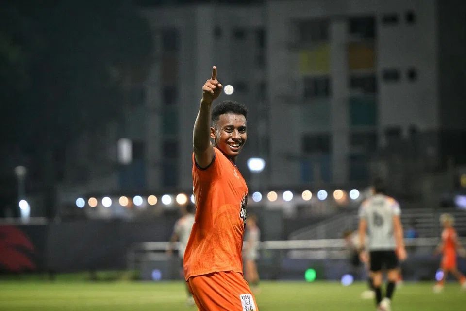 Abdul Rasaq, 24 tahun, dipinjamkan kepada Albirex Niigata daripada Lion City Sailors pada Januari, bagi mendapatkan lebih masa permainan.