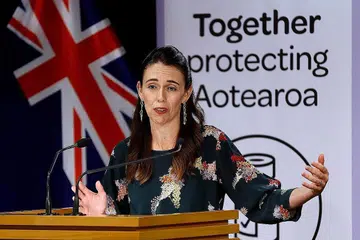 SYARAT PERJALANAN TANPA KUARANTIN DIPENUYHI: Perdana Menteri New Zealand Jacinda Ardern berkata syarat bagi pembukaan semula perjalanan tanpa kuarantin antara negaranya dan Australia telah dipenuhi. - Foto AFP