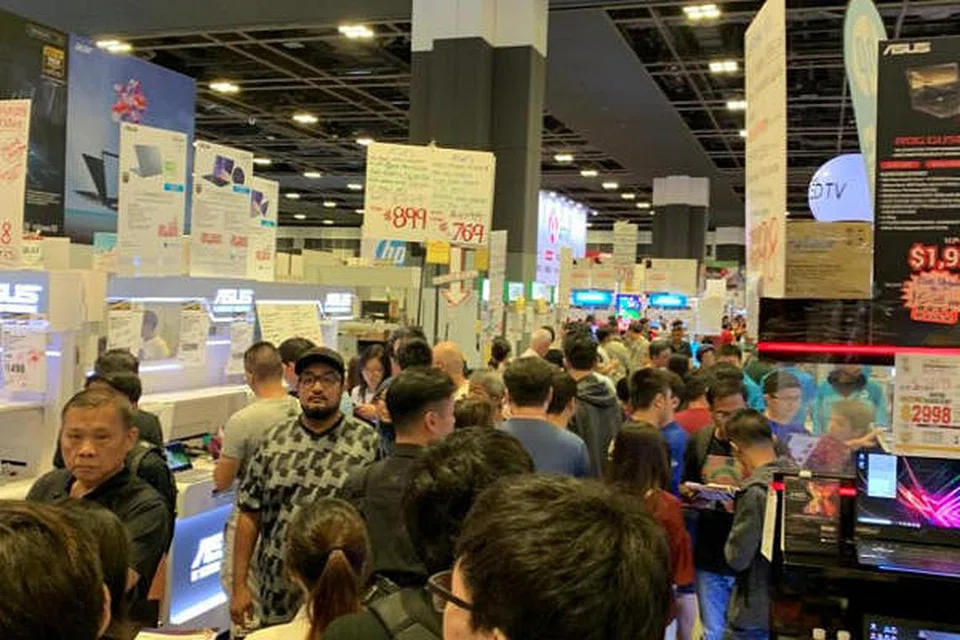 Pameran IT anjuran Sphere Exhibits di Suntec Convention Centre. FOTO: SPHERE EXHIBITS