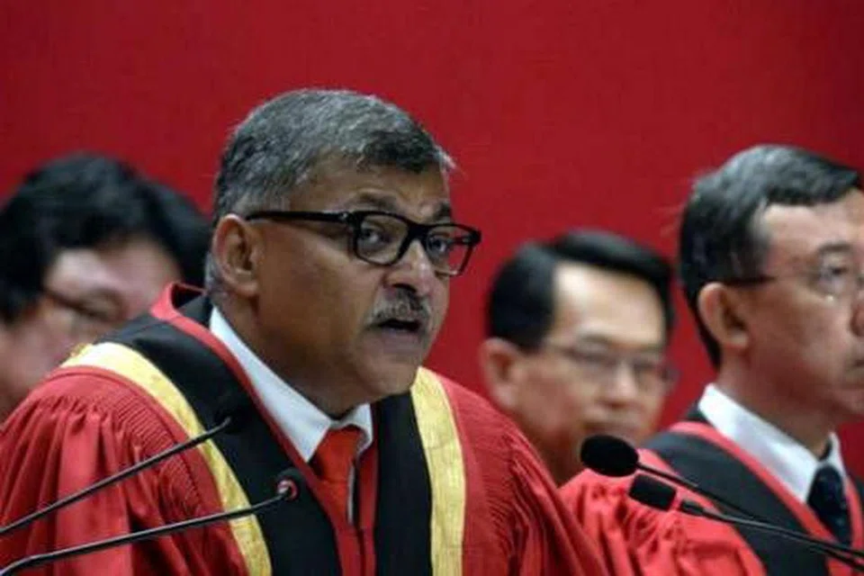 Suruhanjaya Perlembagaan dipengerusikan oleh Hakim Besar Sundaresh Menon. - Gambar fail The Straits Times