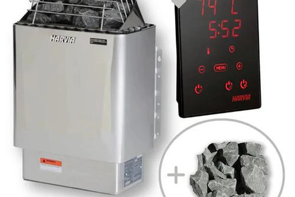 Sauna pemanas elektrik.