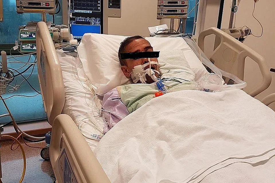KESANNYA BEGITU DAHSYAT: Azmir dimasukkan ke hospital kerana 'naik loktang', mengalami halusinasi, mengadu panas dalam dan otak seperti 'kering'. - Foto oleh PEMBACA BM