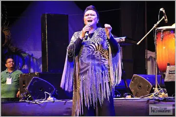 HARAPKAN KERJASAMA TIGA NEGARA NUSANTARA: Datuk Khadijah Ibrahim mengharapkan agar Malaysia, Indonesia dan Singapura dapat sama-sama bekerjasama dalam menghidupkan hab muzik serantau, termasuk di Batam. - Foto UKHTI AMINAH