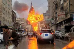 Sanaa, serangan israel