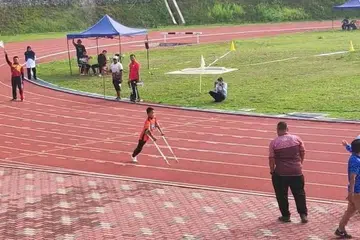 BERI INSPIRASI:  Aqil bertekad untuk menghabiskan perlumbaannya di Jerantut, Pahang dan menjadi inspirasi bagi mereka yang alami nasib serupanya.