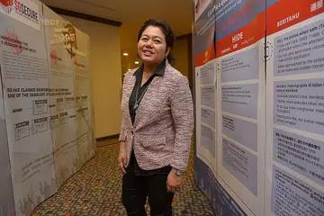 SUMBANG TENAGA DAN MASA DEMI NEGARA: Sebagai pegawai VSC, Cik Suryati bukan sahaja mampu merealisasikan impian menjalankan tugas polis, malah mampu melakukan sesuatu bagi menjamin keselamatan negara. - Foto TUKIMAN WARJI