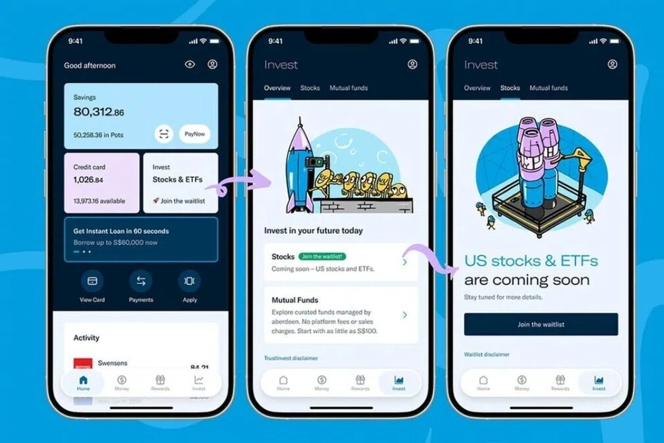 Platform perdagangan ini termasuk dalam tawaran TrustInvest dan akan dibuka kepada mereka yang mempunyai akaun simpanan Trust.