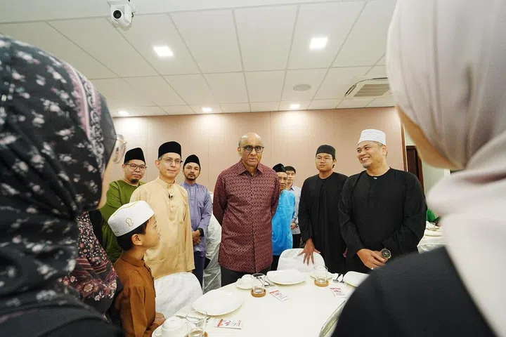 Tharman, berbuka, puasa, Faishal