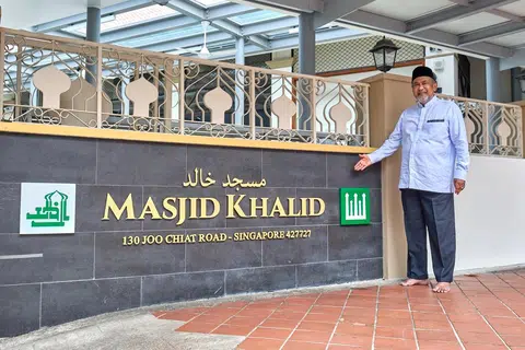 Encik Alla’udin Mohamed, pengerusi Masjid Khalid