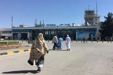 'MARKAS' TURKEY: Amerika Syarikat pada 17 Jun lalu mengalu-alukan langkah Turkey mengawal Lapangan Terbang Antarabangsa Hamid Karzai di Kabul selepas pengunduran tentera Amerika. - Foto AFP