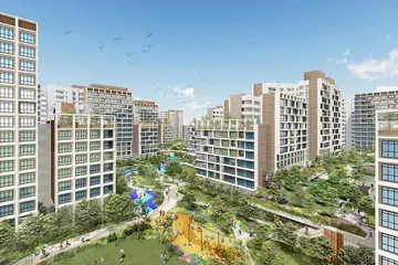 LEBIH BANYAK PILIHAN: Lebih banyak flat dua bilik Bina Ikut Tempahan (BTO) akan ditawarkan Lembaga Perumahan dan Pembangunan (HDB) di estet kurang matang di Choa Chu Kang, Tengah dan Woodlands. Gambar atas flat BTO HBD di Garden Vines @ Tengah. - Foto HDB