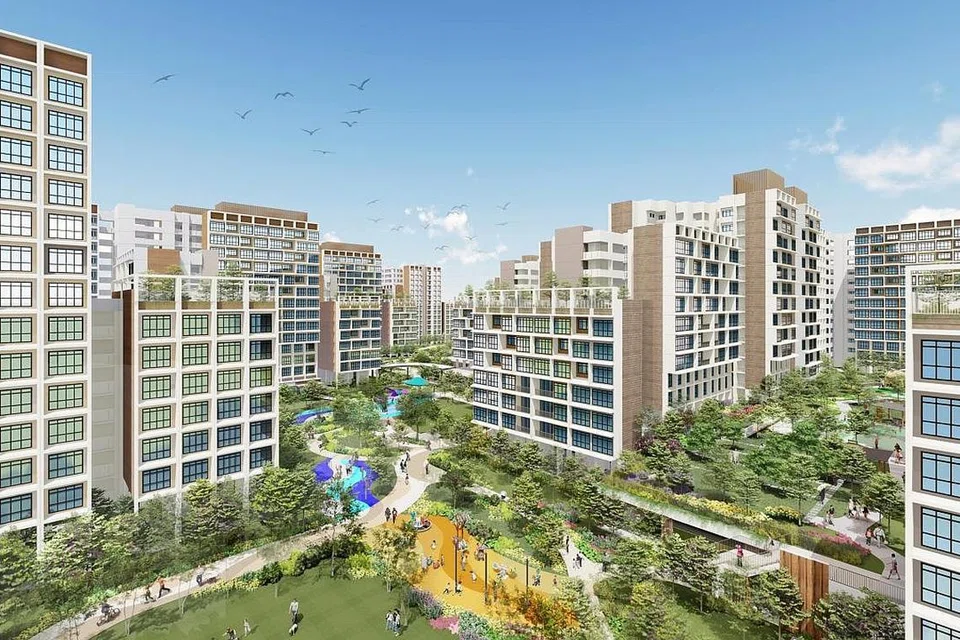 LEBIH BANYAK PILIHAN: Lebih banyak flat dua bilik Bina Ikut Tempahan (BTO) akan ditawarkan Lembaga Perumahan dan Pembangunan (HDB) di estet kurang matang di Choa Chu Kang, Tengah dan Woodlands. Gambar atas flat BTO HBD di Garden Vines @ Tengah. - Foto HDB