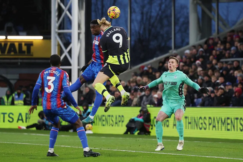 Penjaring gol Manchester City yang disegani ramai, Erling Haaland, di tempat ketiga.