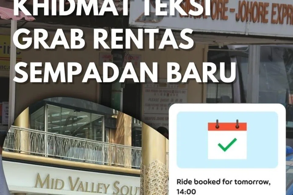 Wartawan media sosial BH, Cik Ameerah Sallehuddin mencuba perkhidmatan teksi Grab rentas sempadan. 