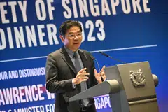 BANTU GOLONGAN PERTENGAHAN: Encik Lawrence Wong berkata pemerintah akan meningkatkan pelaburan dalam pendidikan dan latihan dewasa, dan mengukuhkan SkillsFuture sebagai sebahagian daripada usaha untuk terus membantu pekerja.
