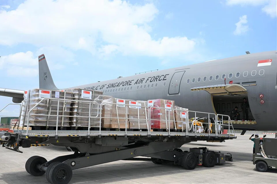 Singapura telah mengirimkan bantuan kemanusiaan untuk mengurangkan kesengsaraan mangsa bencana perang di Gaza.