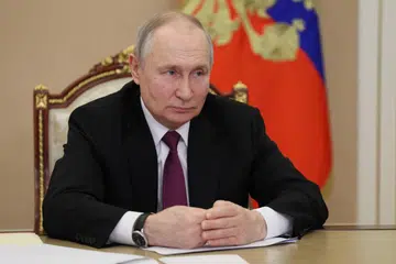 PRESIDEN RUSSIA: Encik Vladimir Putin meneruskan rancangannya menempatkan senjata nuklear di Belarus, antara sekutu utamanya dalam peperangan ke atas Ukraine.  