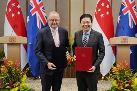 Lawrence Wong, Anthony Albanese, Singapura, Australia