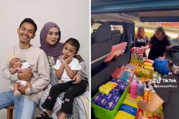barang keperluan, pengagihan makanan, rezeki bergerak