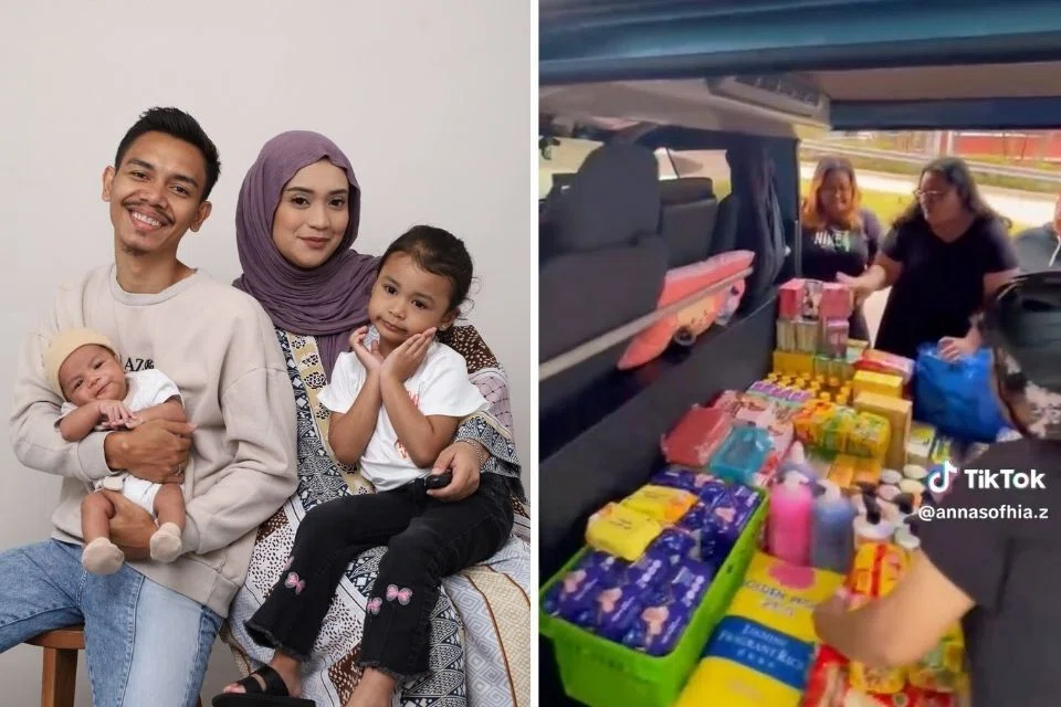 barang keperluan, pengagihan makanan, rezeki bergerak