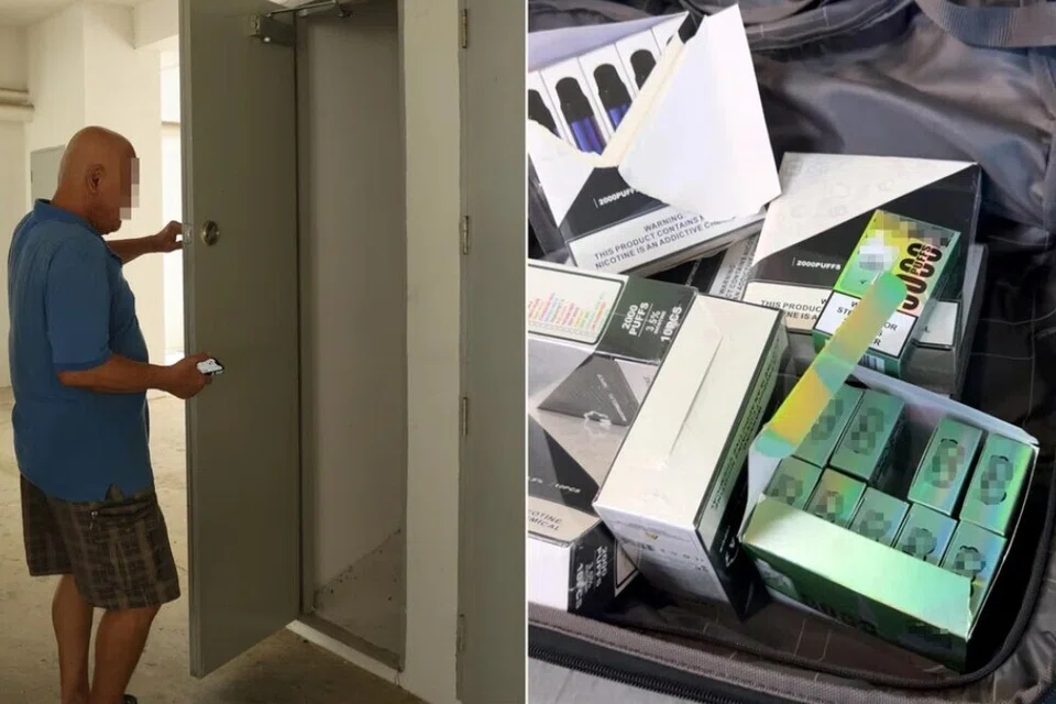 vape, tampines, pekerja pembersihan