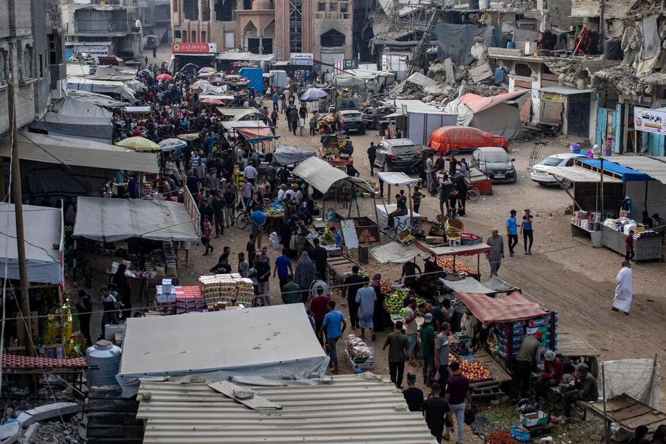 Palestine, jaluran gaza, khan younis, gencatan senjata, bantuan makanan