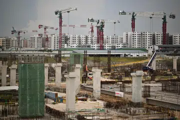 TERTANGGUH: Projek HDB yang tertangguh akibat Covid-19 dijangka siap menjelang awal 2025.